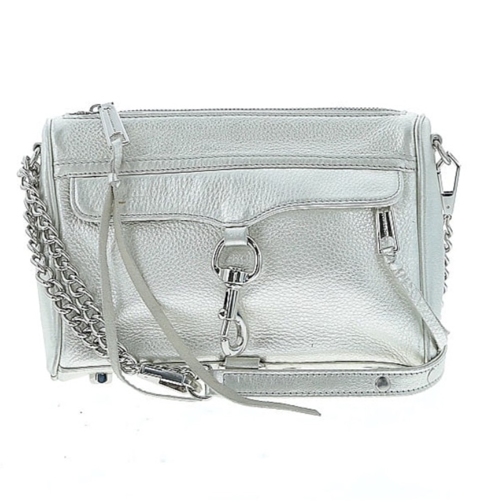 Rebecca Minkoff Metallic Crossbody Bag with Chain